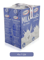 Unikai Full Cream Milk, 4 x 1 Liter