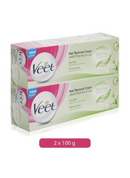 Veet Hair Removal Cream for Dry Skin - 2 x 100g