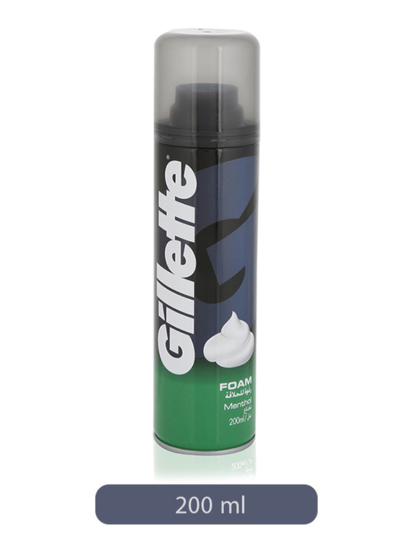Gillette Menthol Shaving Foam, 200ml