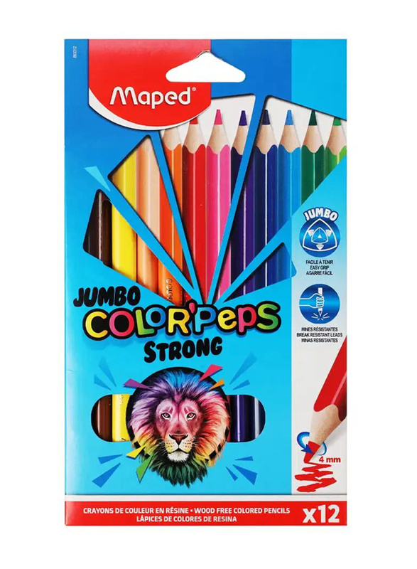 

Maped Jumbo Color Peps Strong, 12 Pieces