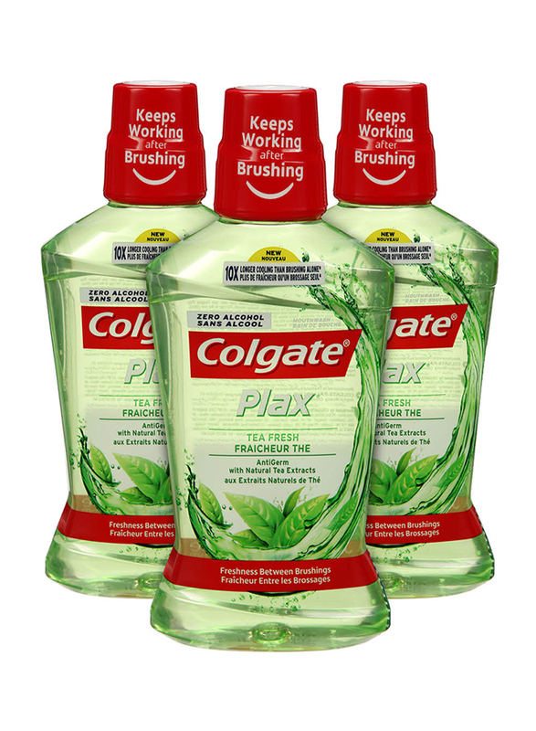 Colgate Plax Alcohol Free Mouthwash with Fresh Tea Extract, 250ml