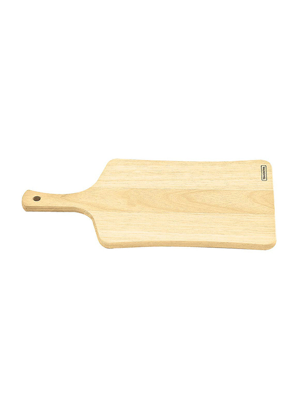 Tramontina Cutting Board with Handle, 15.2x8x0.4cm, Brown