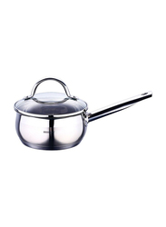 Bergner 2.1 Ltr Saucepan With Lid, 19.5x19.5x10.8 cm, Silver