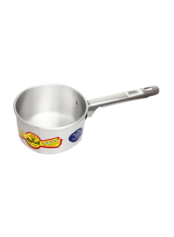 

Al Alamia Noura Sauce Pan With Lid, 16 Inch, Silver