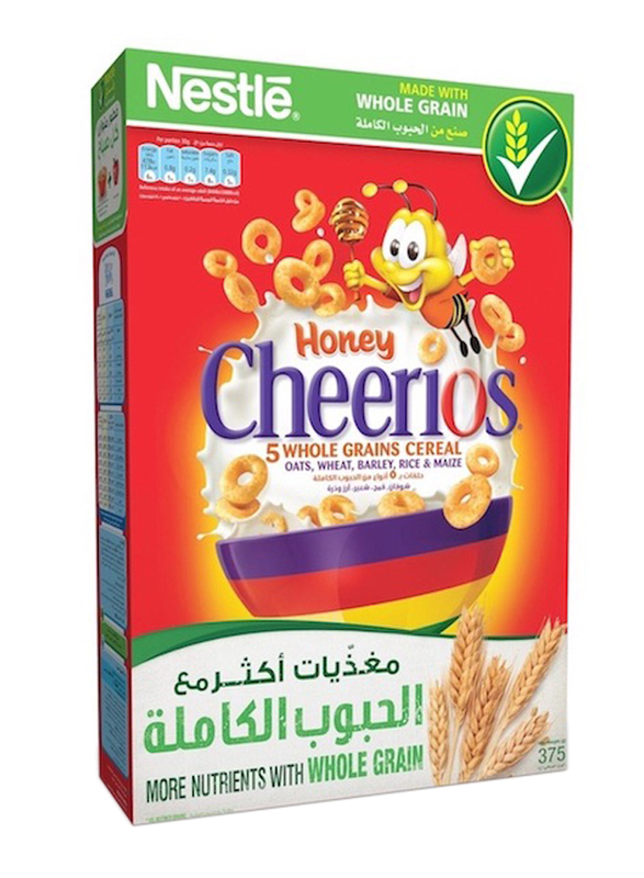 Nestle Honey Cheerios Breakfast Cereal, 12 Boxes x 375g