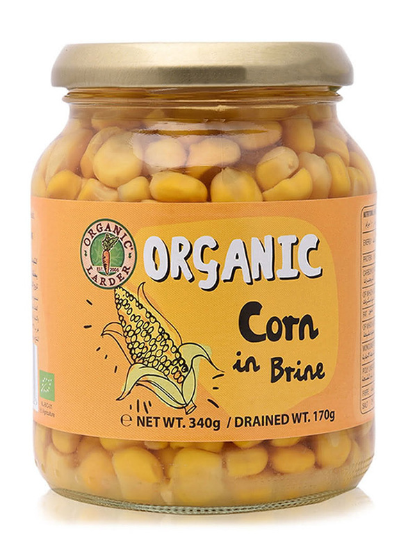 Organic Larder Organic Corn in Brine, 340g