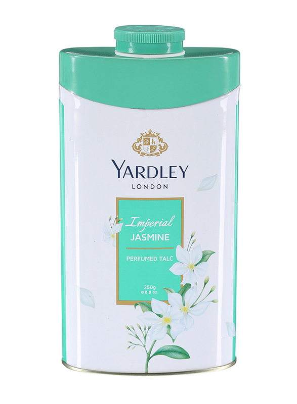 Yardley London Jasmine Perfumed Talc Body Powder, 250gm, White