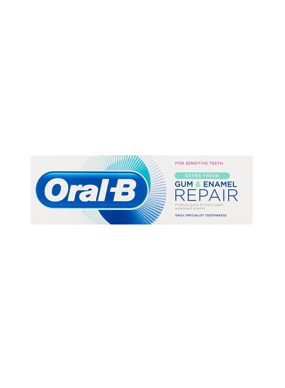 Oral B Extra Fresh Gum & Enamel Repair Toothpaste, 75ml, White