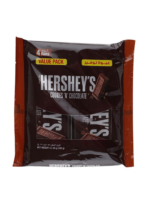 Hershey's Cookies N Chocolate, 4 x 40g