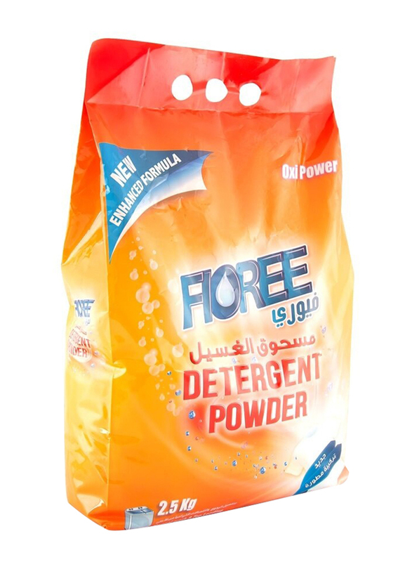 Fioree Detergent Powder Poly Bag, 2.5Kg