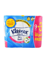 Kleenex Cottonelle Dry Soft Bathroom Tissue, 12 x 200 Sheets