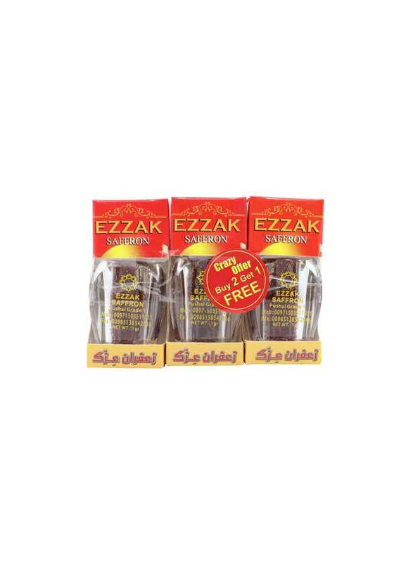

Ezzak Pushal Saffron - 3 x 1 g