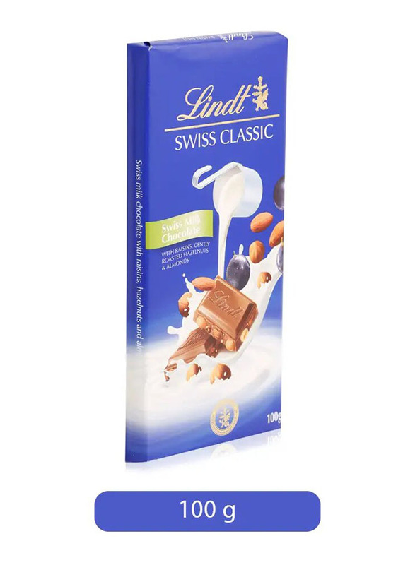 Lindt Swiss Classic Milk Chocolate - 100g