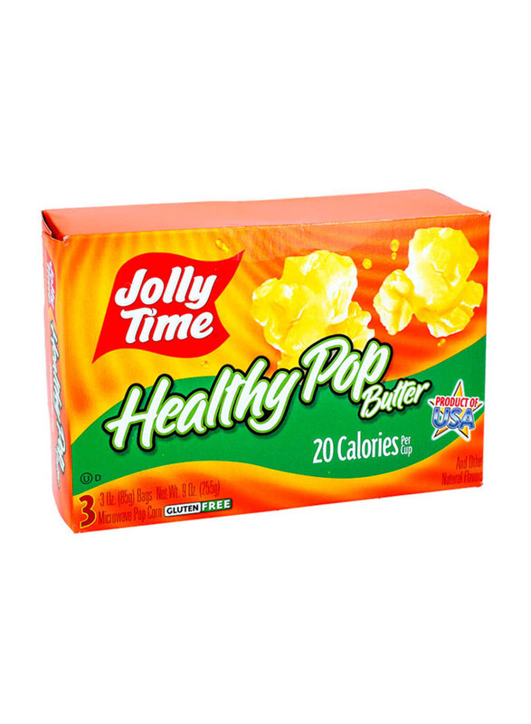 

Jolly Time Healthy Pop Butter Microwave Popcorn, 255g