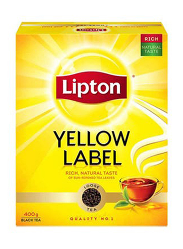 Lipton Yellow Label Black Loose Tea, 400 gm