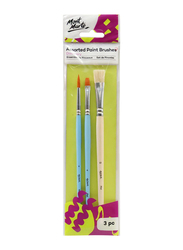 Mont Marte Brush Set, 3 Pieces, Multicolour