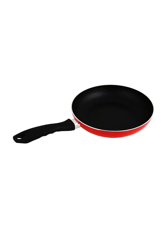 

Homeway 26cm Non-Stick Frying Pan, Black/Red