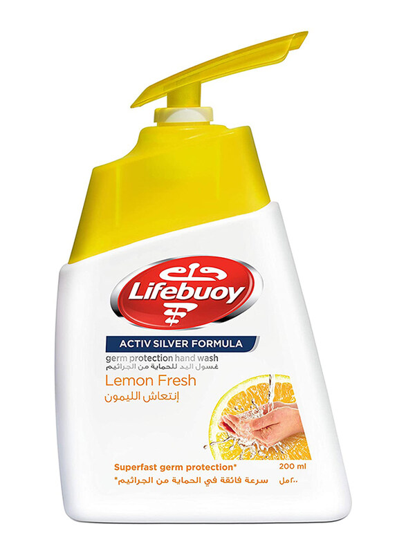 

Lifebuoy Super Fast Germ Protection Liquid Hand Soap - Lemon Fresh - 200ml