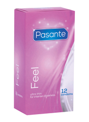 Pasante Sensitive Feel Condoms, 12 Pieces