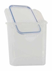 Lock & Lock Classic Rectangular Food Container, HPL812H, 1.5 Liters, Clear/Blue