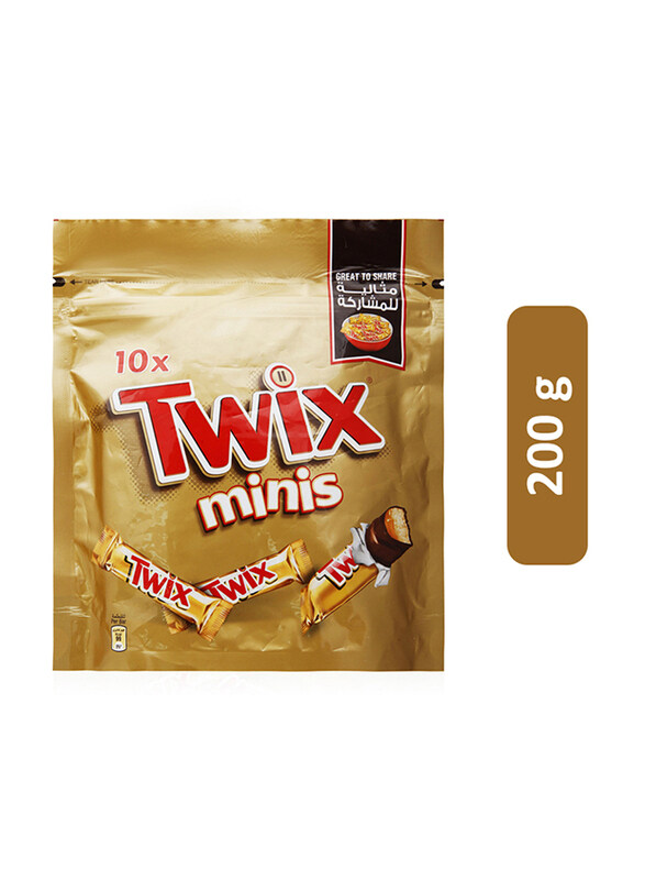 

Twix Minis Caremel and Biscuit Covered with Milk Chocolate Bar, 200g