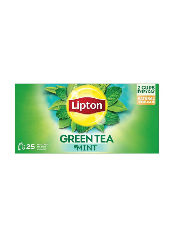 

Lipton Green Tea Mint, 25 x 1.3g