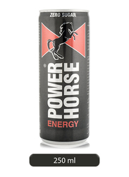 Power Horse Zero Sugar Energy Drink Can, 250ml