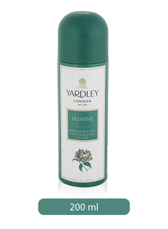 Yardley London Jasmine Refreshing 200ml Body Spray for Women