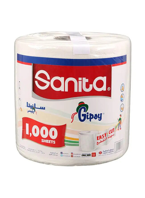 Sanita Gipsy Maxi Roll, 1000 Sheets