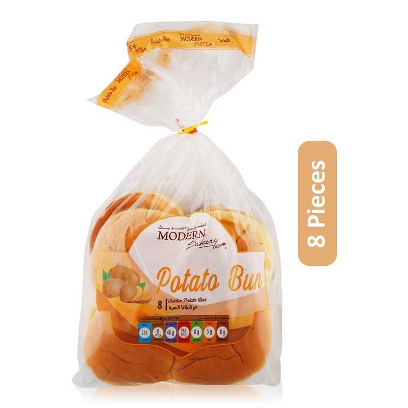 Modern Bakery Cluster Golden Potato Bun, 8 Pieces, 400g