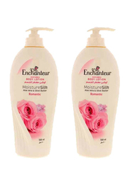 Enchanteur Moisturizer Hand & Body Lotion, 2 x 500ml