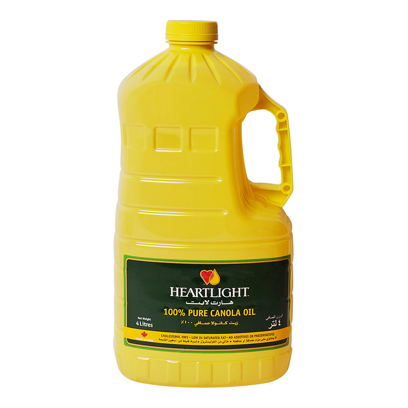 Heartlight 100% Pure Canola Oil, 4 Liters
