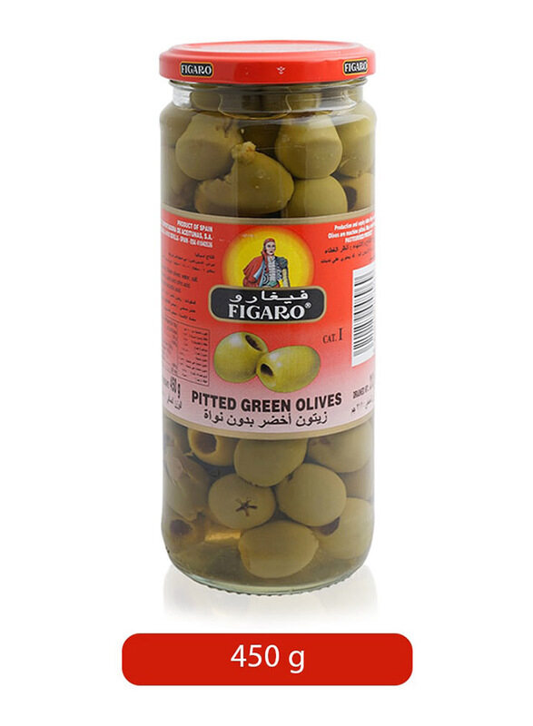 

Figaro Pitted Green Olives Pickles, 450g