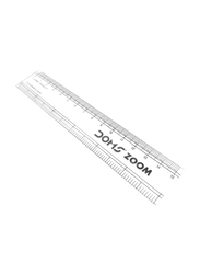 Doms 15cm Zoom Ruler, Clear