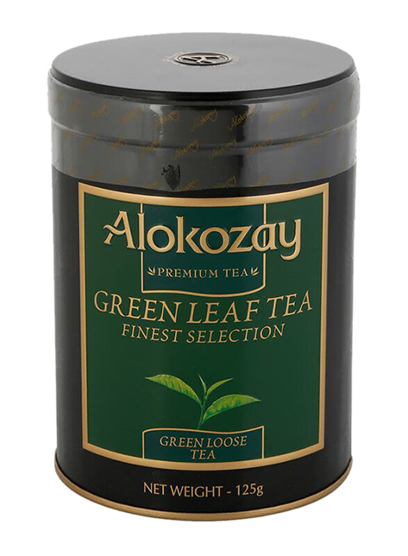 Alokozay Tin Green Gun Powder Herbal Tea, 125g