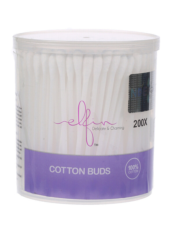 

Elfin Cotton Ear Buds, 200 Pieces