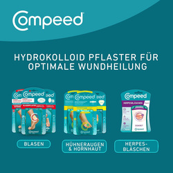 Compeed Blister Bandage for Sports Underfoot Plasters, 5 Patches, Multicolour