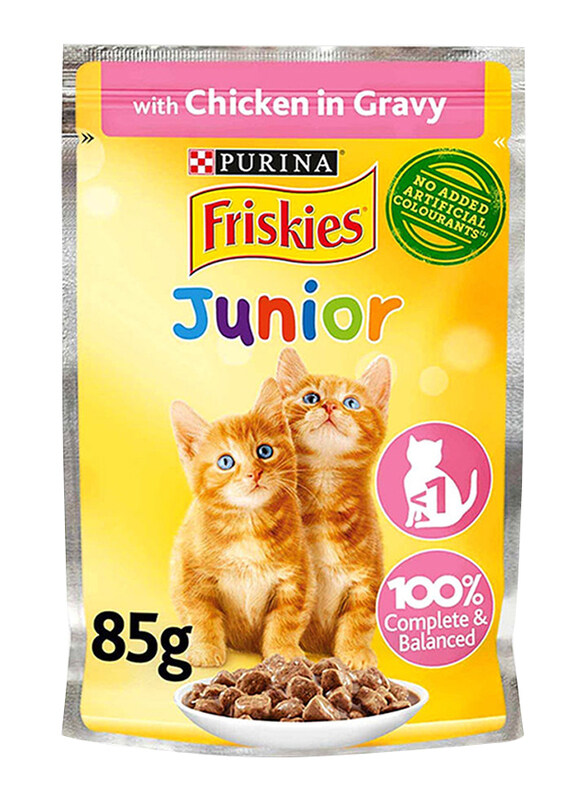 

Purina Friskies Chicken in Gravy Pouch Xa Wet Cat Food, 85 grams