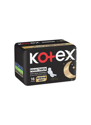 Kotex Maxi Sanitary Pads - Night with Wings - 16 Count