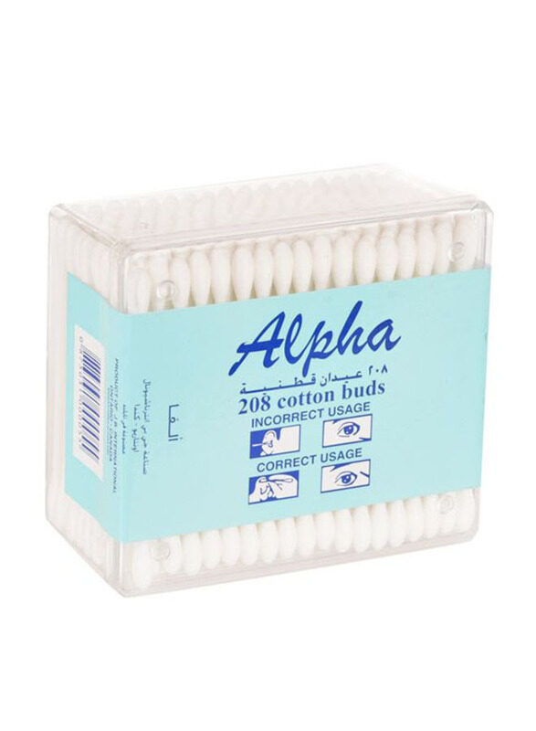 

Alpha Cotton Buds, 208 Pieces