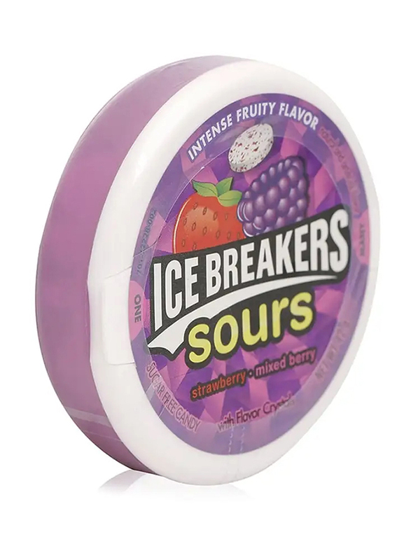 Icebreakers Intense Fruity Flavor Sours Candy, 42 g