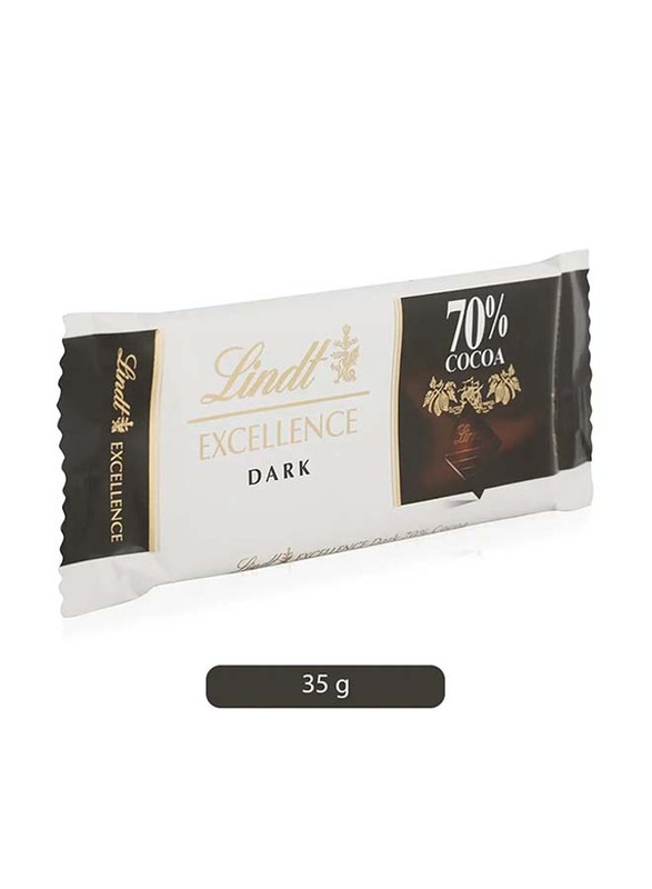 Lindt 70% Cocoa Excellence Dark Chocolate Bar - 35g