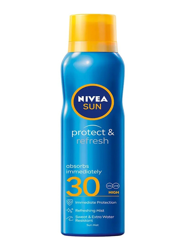 Nivea Sun Spray, UVA & UVB Protection, Protect & Refresh, SPF 30, 200ml