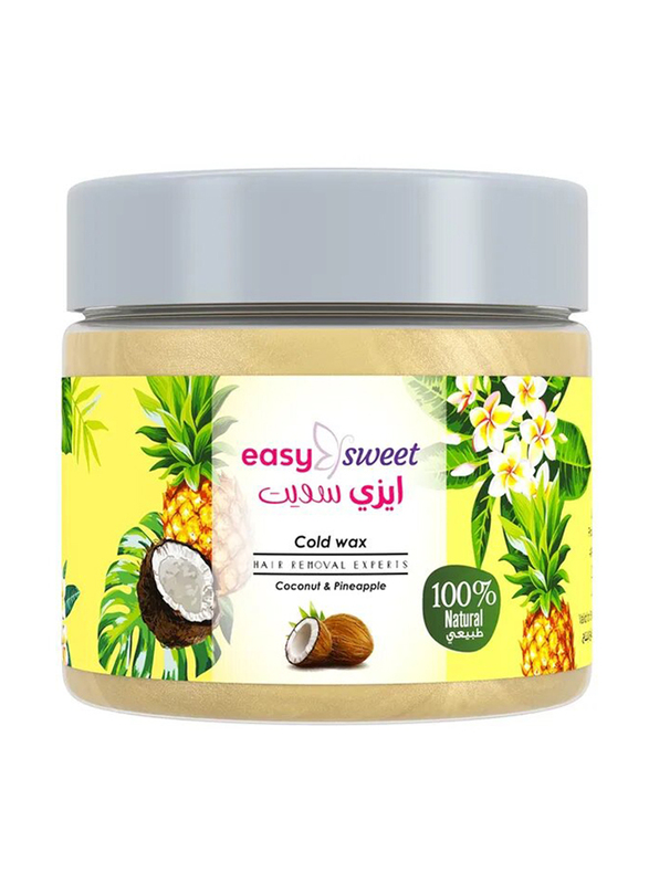 Easy Sweet Coconut & Pineapple Extract Cold Wax, 200gm