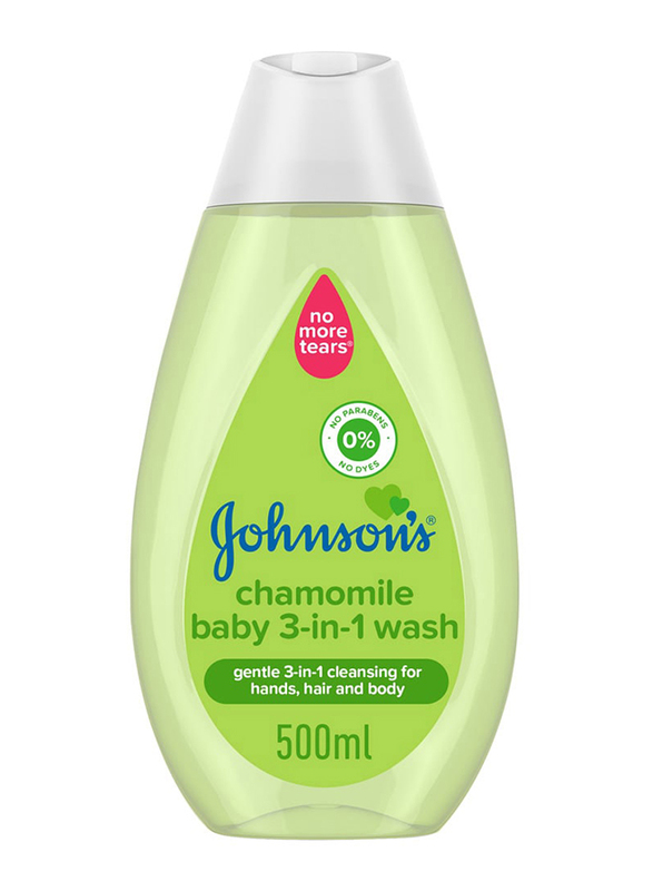 Johnson's Baby 500ml 3-in-1 Chamomile Baby Wash