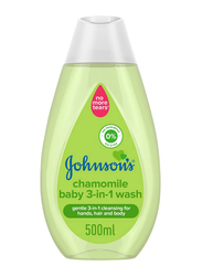 Johnson's Baby 500ml 3-in-1 Chamomile Baby Wash