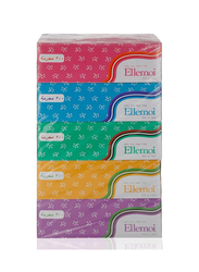 Ellemoi Paper Tissues - 5 x 200 Pieces, 2 Ply