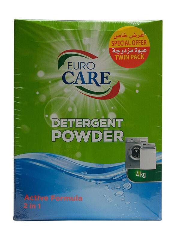 

Euro Care 2 in 1 Powder Detergent - 4 Kg