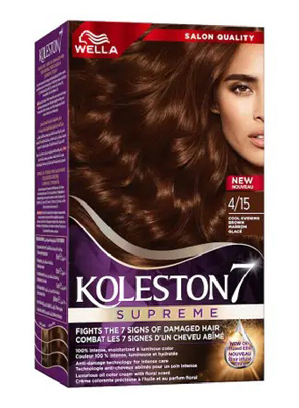 

Wella Koleston Supreme Hair Color, 4/15 Cool Evening Brown