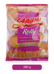 Yaumi Plain Rolly Sandwich Bread, 4 Pieces, 280g